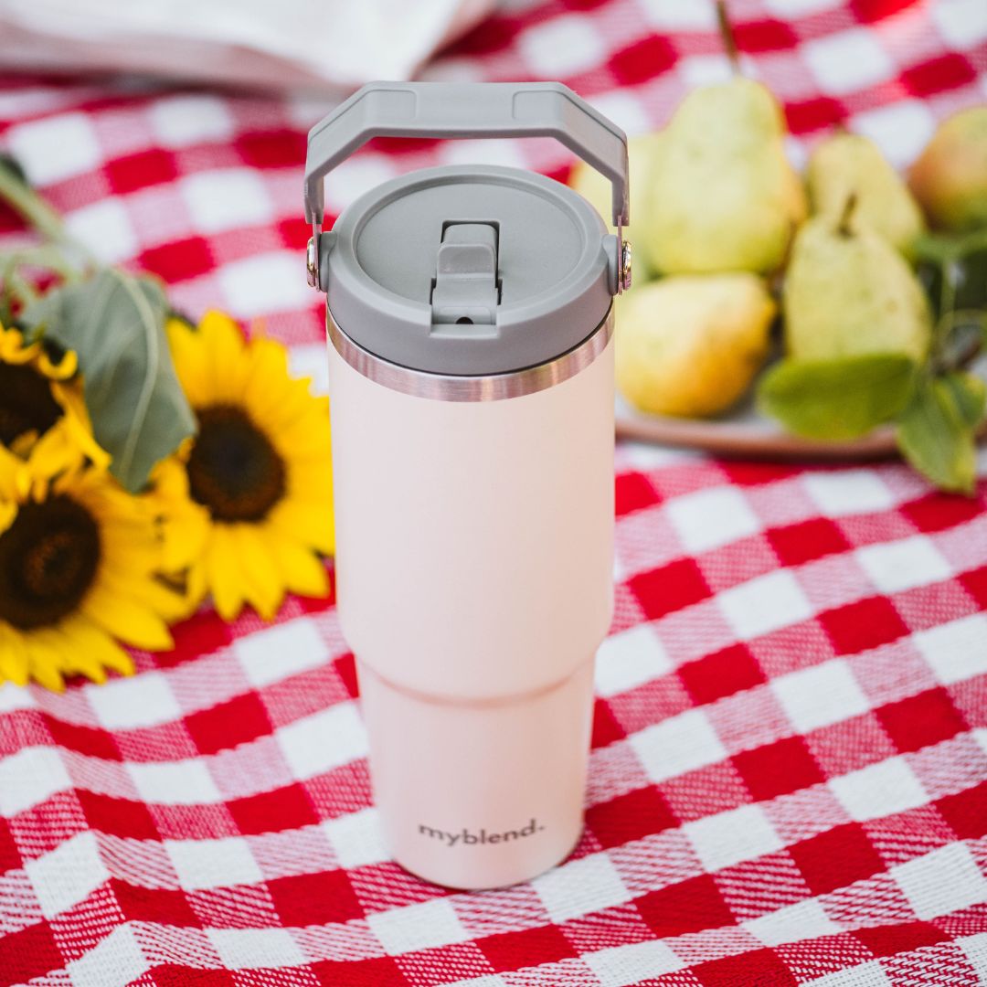 MyBlend® Steel Tumbler Flip Straw